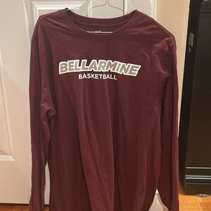 NWT Bellermine Men’s Basketball Long Sleeve T Shirt